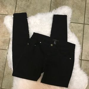 Forever 21 Black Skinny Jeans, Size 26